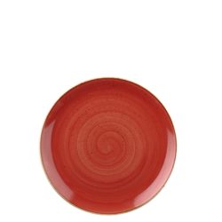 Plata flat 28 cm, Stonecast Berry Red - Churchill