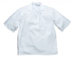 Bagerskjorte I Hvid, Flere Størrelser - Total Protex