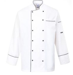 Cambridge Chef -takki valkoinen, useita kokoja - Total Protex