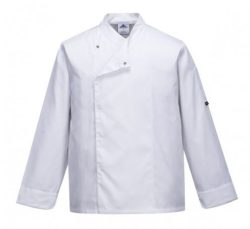 Cross-Over Chef's -takki, valkoinen, useita kokoja - Total Protex