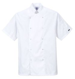 Cumbria Chef's -takki valkoinen, useita kokoja - Total Protex