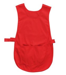 Badjas met zak in rood, meerdere maten - Total Protex