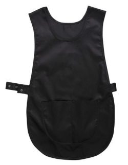 Kjole med lomme i svart, flere størrelser - Total Protex