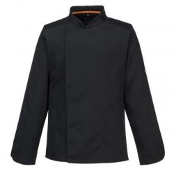 MeshAir Chef's -takki mustana, useita kokoja - Total Protex
