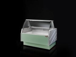 Kylskåp med böjt glas, MR 9.5-serien, flera storlekar - Tecnodom