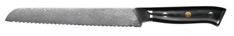 Brauðhnífur 20 cm. 67 lög af Damaskus stáli - KONISEUR - Tools By Gastro