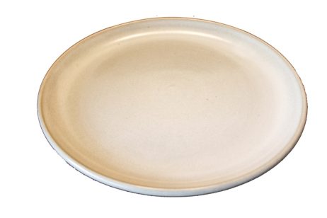 Tallerken 22cm, Sandfarvet stentøj