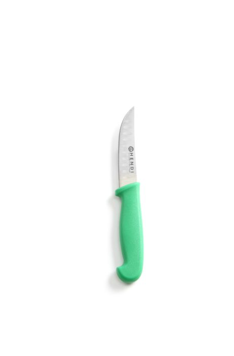 Universalkniv, kort model, 9cm, grøn, Hendi