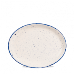 Fad 25,4 cm oval, Stonecast Indigo Blue - Churchill