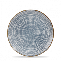 Flat diskur 21,7 cm í Slate Blue, Homespun - Churchill