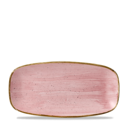 Langwerpige schaal 28 cm, Stonecast Petal Pink - Churchill
