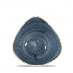Tallerken dyb 15,3 cm triangelform, Stonecast Blueberry - Churchill
