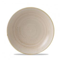 Tallerken dyb 24,8 cm, Stonecast Nutmeg Cream - Churchill