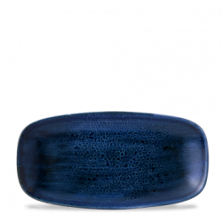 Tallerken flad 15,3 cm oblong, Stonecast Plume Ultramarine - Churchill