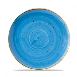 Tallerken flad 21,7 cm, Stonecast Cornflower Blue - Churchill