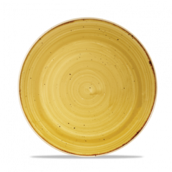 Tallerken flad 21,7 cm, Stonecast Mustard Seed Yellow - Churchill
