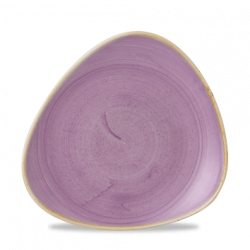 Tallerken flad 22,9 cm triangelform, Stonecast Lavender - Churchill