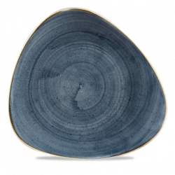 Tallerken flad 26,5 cm triangelform, Stonecast Blueberry - Churchill