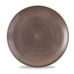 Plata flatt 28,8 cm, Stonecast Raw Brown - Churchill