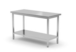 Werktafel met onderblad, 1000x600x850mm, Hendi