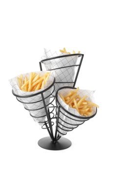 Pommes-frites holder med 3 stativer, Hendi