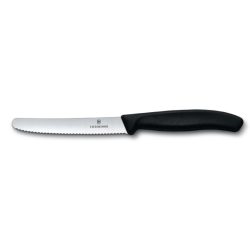 Bordkniv, 6 stk, Victorinox, svart