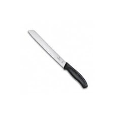 Brødkniv med sort fibrox skaft, 21cm, Victorinox