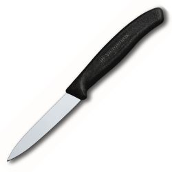 Grøntsagskniv, Victorinox, med sort skaft