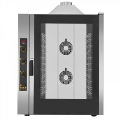 Industriële oven, 11 stopcontacten 1/1 GN Stoomoven, GAS, EKA EKF 111 G UD - Analoge bediening