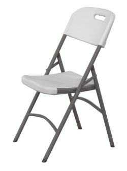 Sammenleggbar stol i lys grå - Hendi