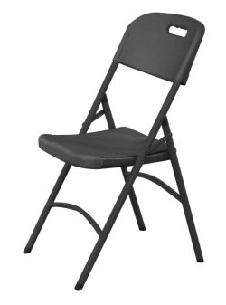 Musta taitettava tuoli - Hendi