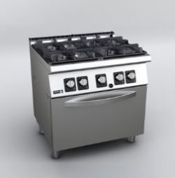 Gecombineerde gaskookplaat met elektrische oven, C-GE741 - Fagor