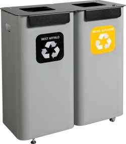 Modulaariset roskakorit jätteiden lajitteluun 2x70 litraa