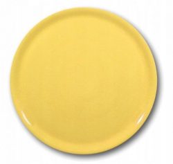 Pizzatallerken i gul - Hendi