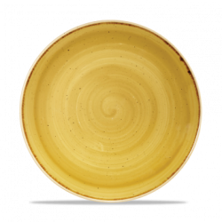 Tallerken flad 26 cm, Stonecast Mustard Seed Yellow - Churchill