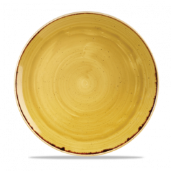 Tallerken flad 32,4 cm, Stonecast Mustard Seed Yellow - Churchill