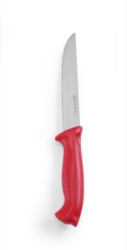 Udskæringskniv, 15cm, rød, Hendi