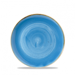 Korenbloemblauw, diep bord, Ø18 CM