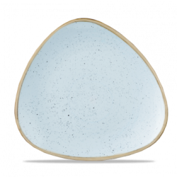 Stonecast Duck Egg Lotus Plate 25 cm
