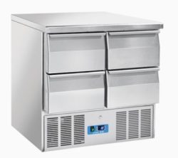 Jääkaappipöytä laatikoineen, CRD 94A