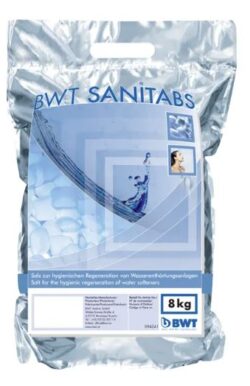 Sanitabs van BWT, zout voor waterontharders, 8 kg